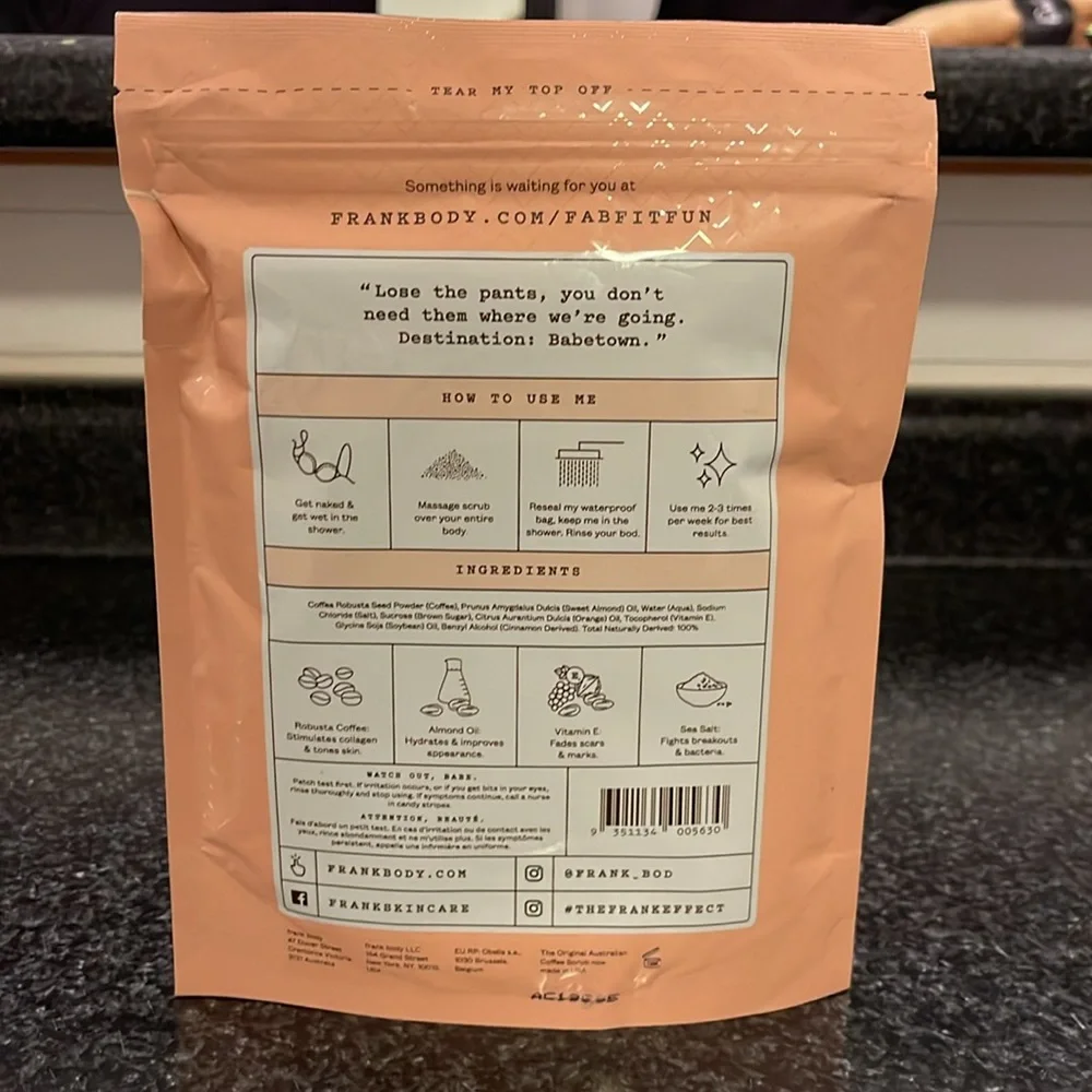 Frank Body: Exfoliating Coffee Body Scrub - Picture 2 of 4